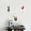 Lot affiches A4 LGBTQ+ | Cocktail Glass