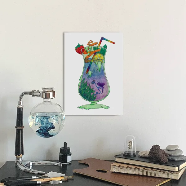 Mockup_affichette_lgbt_cocktail Affiche A4 LGBTQ+ | Rainbow Glass