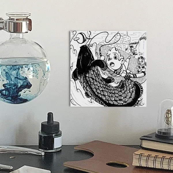 Affiche 15x15 Jeu vidéo | Arapaima Crossing