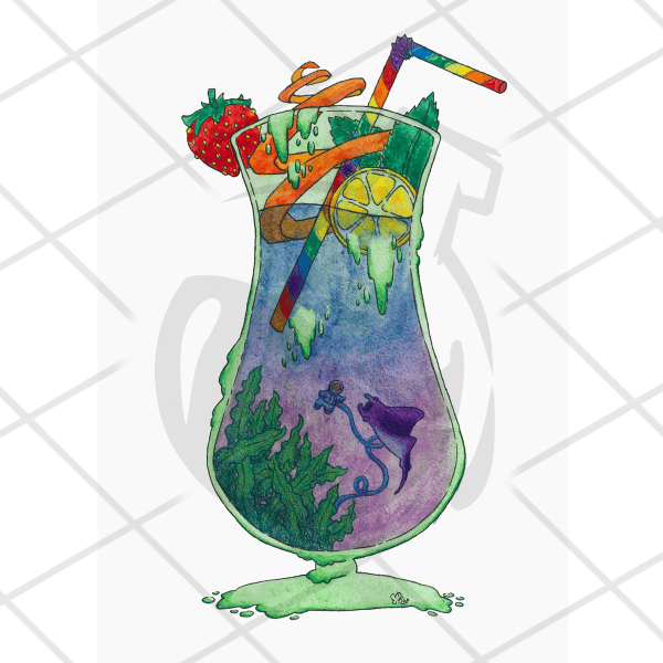 Lot affiches A4 LGBTQ+ | Cocktail Glass
